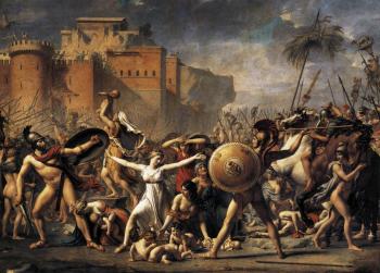 Jacques-Louis David : The Intervention of the Sabine Women